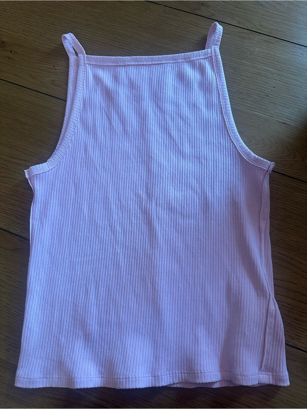 We The Free Pastel Pink Ribbed Cami